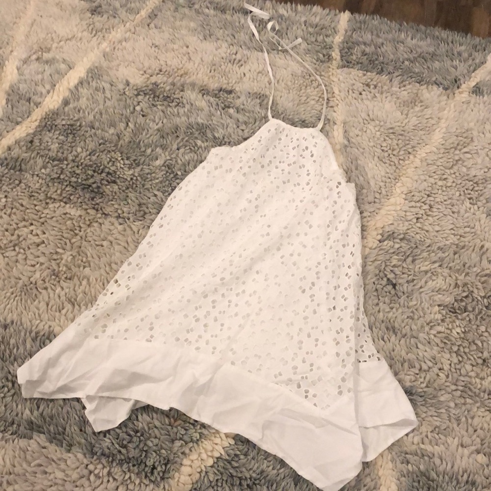 Sweet White Susana Monaco Halter Dress